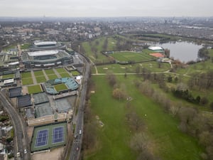 The current All England Club site and neighbouring golf course