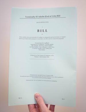 The End of Life Bill.