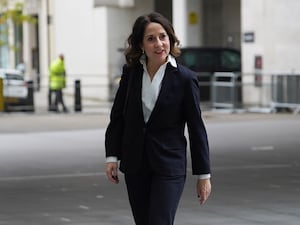 Secretary of State for Work and Pensions Liz Kendall arrives at BBC Broadcasting House in London