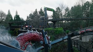 The new ride is flanked by Nemesis Reborn, which reopened last year after a revamp. Photo: Lenslifters