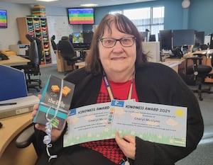 Cheryl McGlynn was nominated for being “an amazing lady who has shown compassion, kindness and support through a difficult time.”