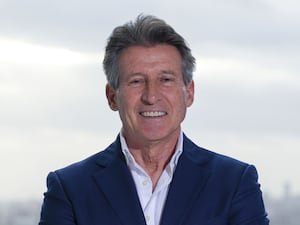 Sebastian Coe during a photo call at The Turing Building, London