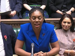 Kemi Badenoch speaks in Parliament