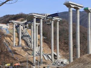 South Korea Highway Collapses