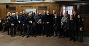 David Chadwick and local farmers in London