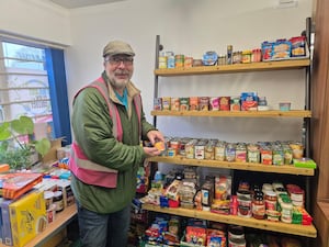 Volunteer Phil Wilson at Not JUST a Foodbank.