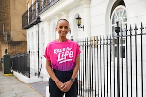 Bowel cancer survivor, broadcaster and DJ Adele Roberts is urging people to sign up to Race for Life in 2025.