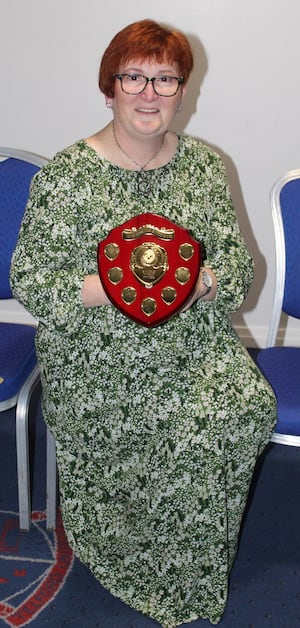 Saturday shield winners - Louise Cotton of Wrockwardine Wood 