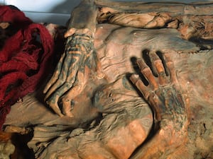 A tattooed mummy