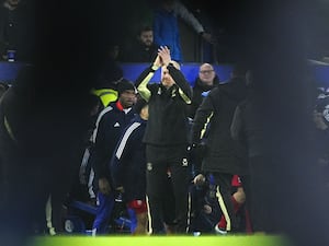 Sean Dyche applauds