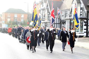 The parade in Newport on Sunday