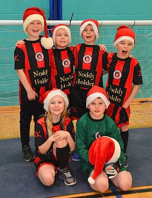 Spartans U7's in their new kit