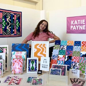 One of the exhibitors Katie Payne