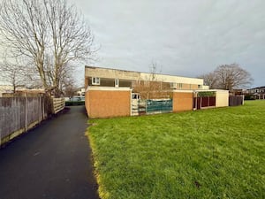 The rear of the three-bedroom home in Sutton Hill, Telford. Picture: Rightmove/Auction House. 