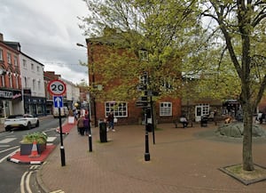 A 20mph zone in Oswestry town centre. Picture: Google