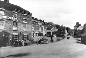 The obelisk and fountain had a place of prominence for generations in Ironbridge.