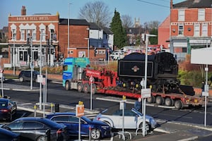 The railway has been transferring a locomotive from Bridgnorth to Kidderminster due to the incident. Picture: Steve Leath