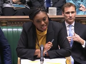 Kemi Badenoch speaking during Prime Minister’s Questions