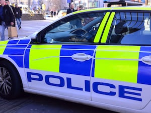 A Greater Manchester Police car