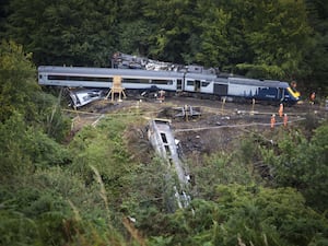 Train derailed at Stonehaven