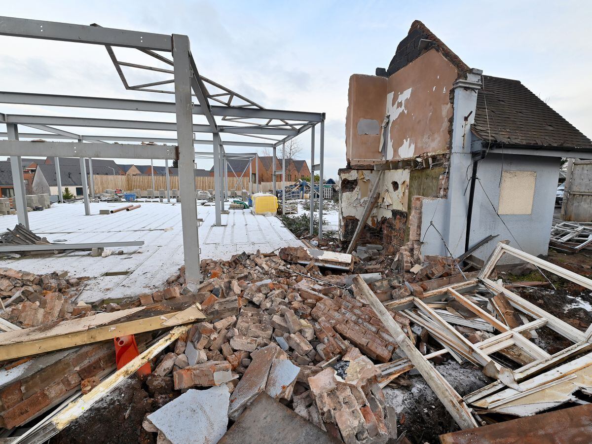 Dismay As Whole Of Historic Telford Pub Demolished To Make Way For Store Shropshire Star