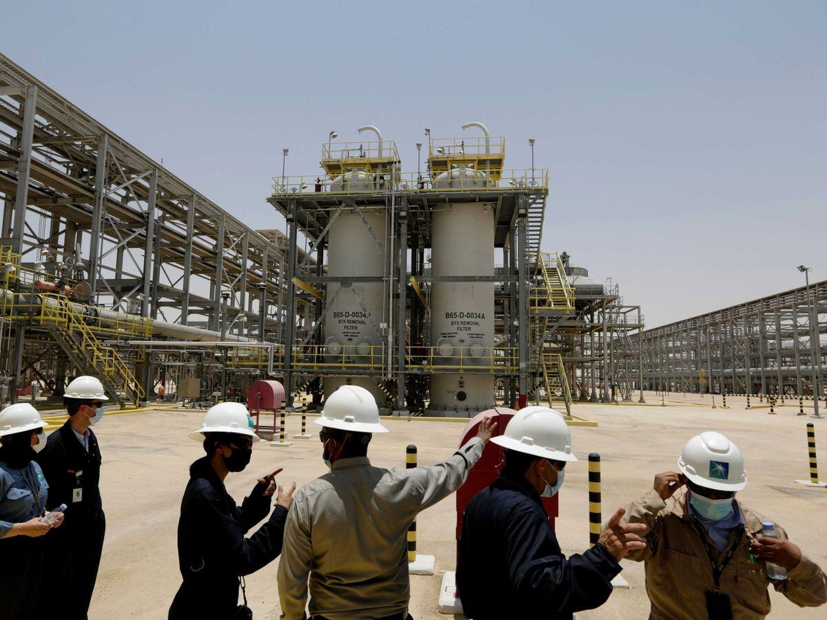 Saudi oil giant Aramco reports £36.8bn profit as energy prices surge ...