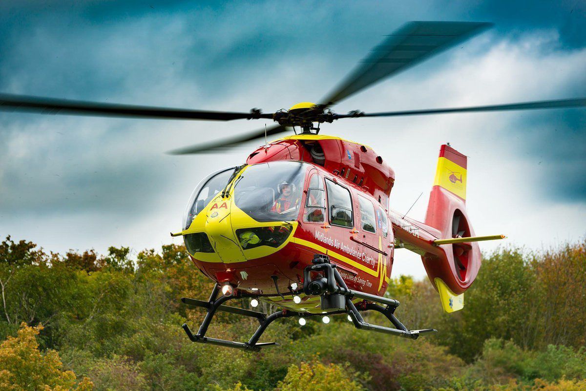 Air Ambulance Called To Medical Emergency On Shropshire/Staffordshire ...