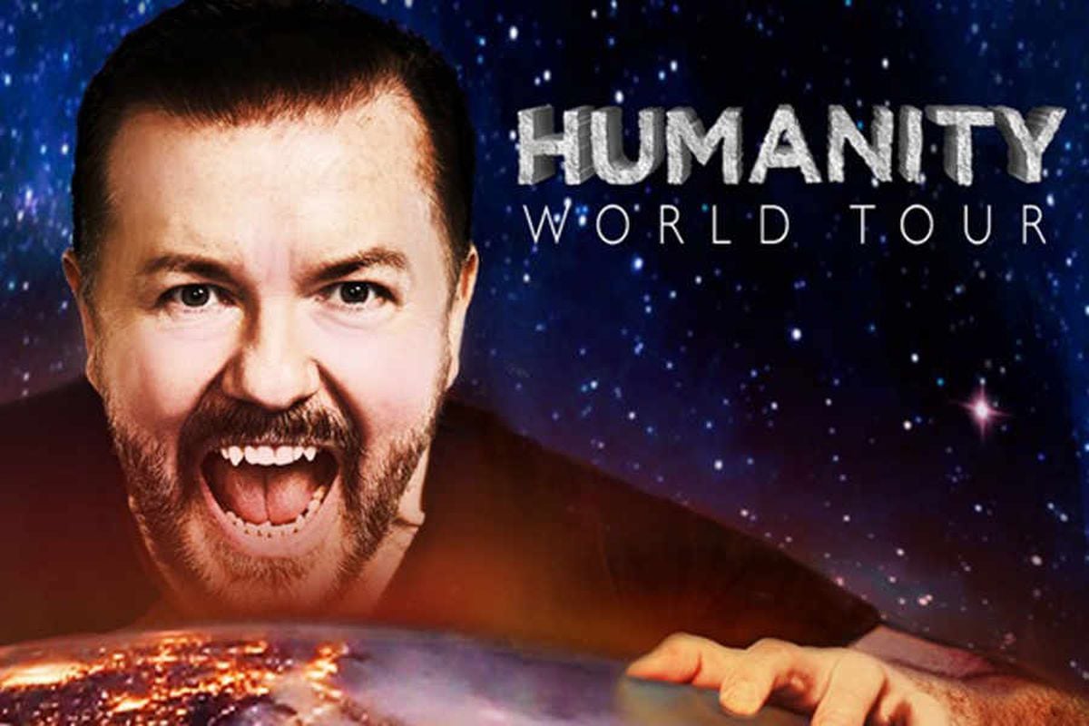 ricky gervais tour 2023 birmingham