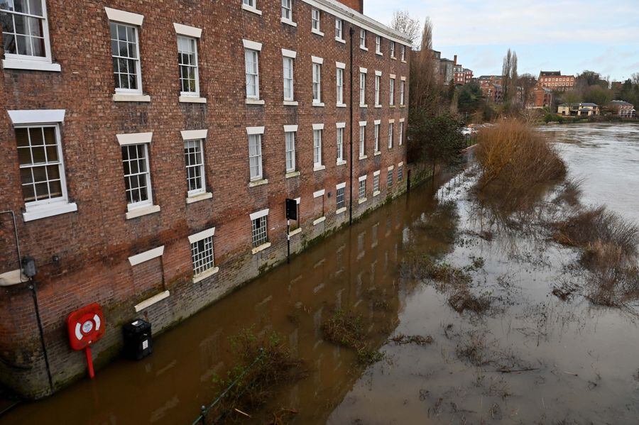 Flood warning issued for Shrewsbury after day of heavy rain across ...