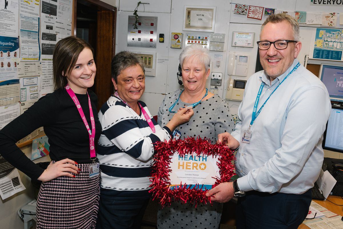 Shropshire hospital switchboard worker is 'health hero' Shropshire Star