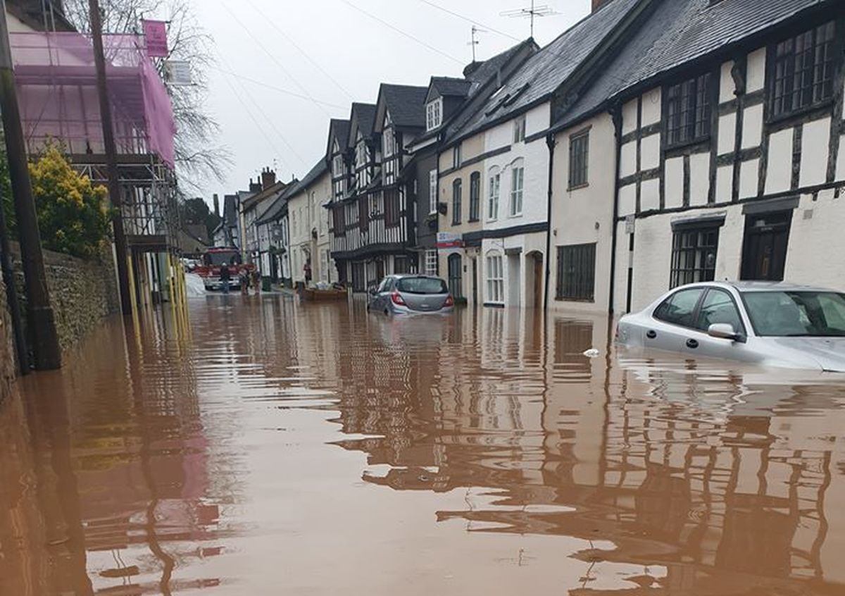 Storm Dennis River nears peak as Ludlow hit by worst flooding in 12