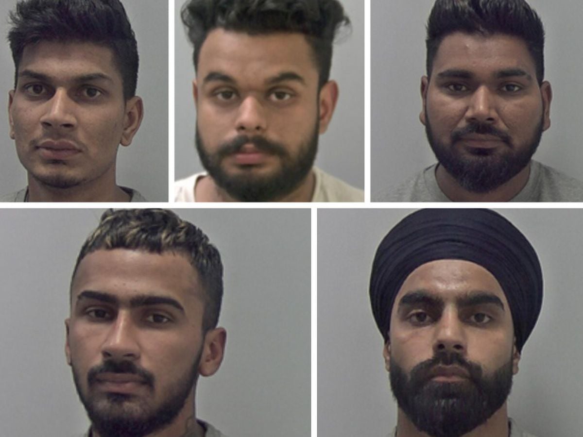 Revealed: Faces of five men found guilty of killing DPD delivery driver