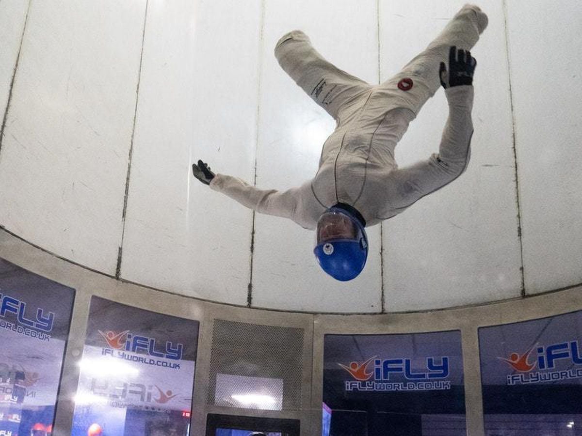 Wind tunnel skydiving session for limbless veterans ahead of Armed ...